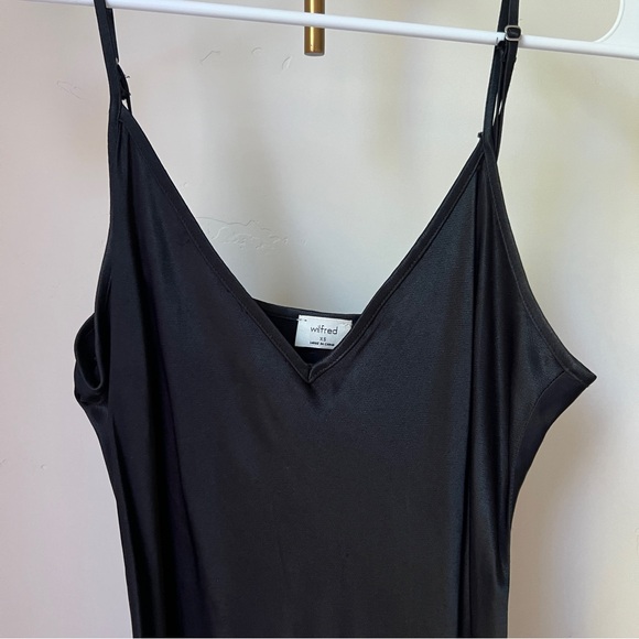 (SOLD ON FB) ARITZIA WILFRED Slip Satin Midi Dress - Picture 5 of 8